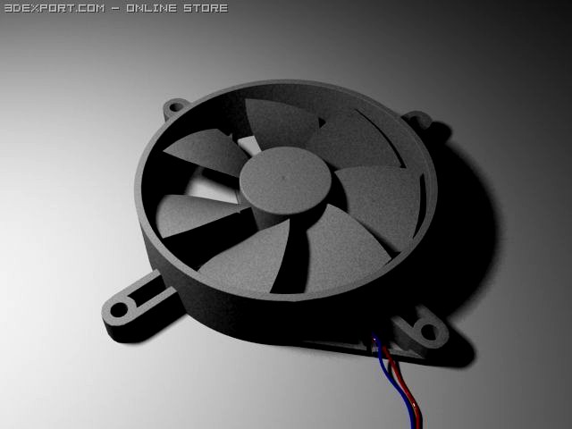 The fan 3D Model