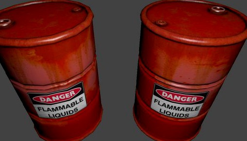 Download free Metal Barrel 3D Model