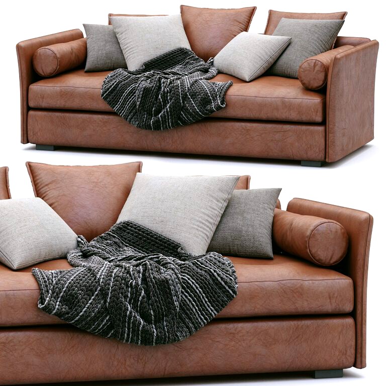 FIGI ISOLOTTO Leather Sofa  (125708)