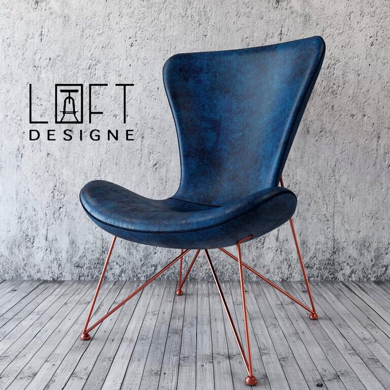 Loft Design 3770 model leather armchair (124439)