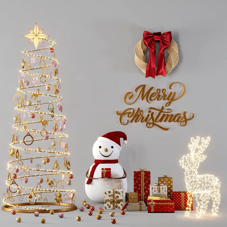 Christmas decorative set 01 (119542)