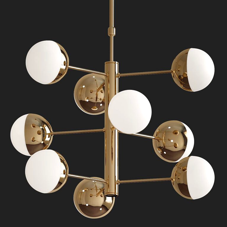Italian Globe Cascading Chandelier (110875)