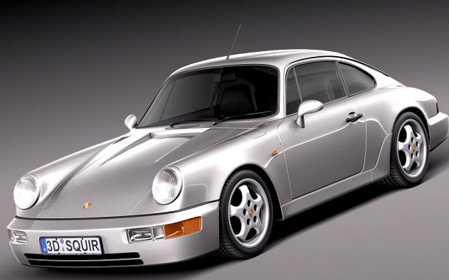 Porsche 911 964 Carrera 1990 3D Model