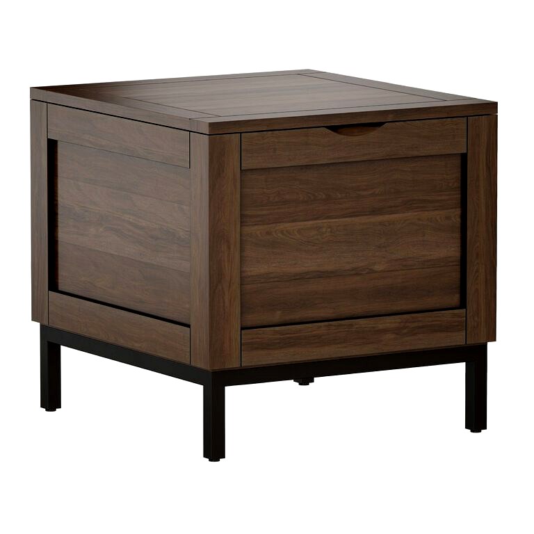 Tucker Grey Side Trunk Side Table (107221)