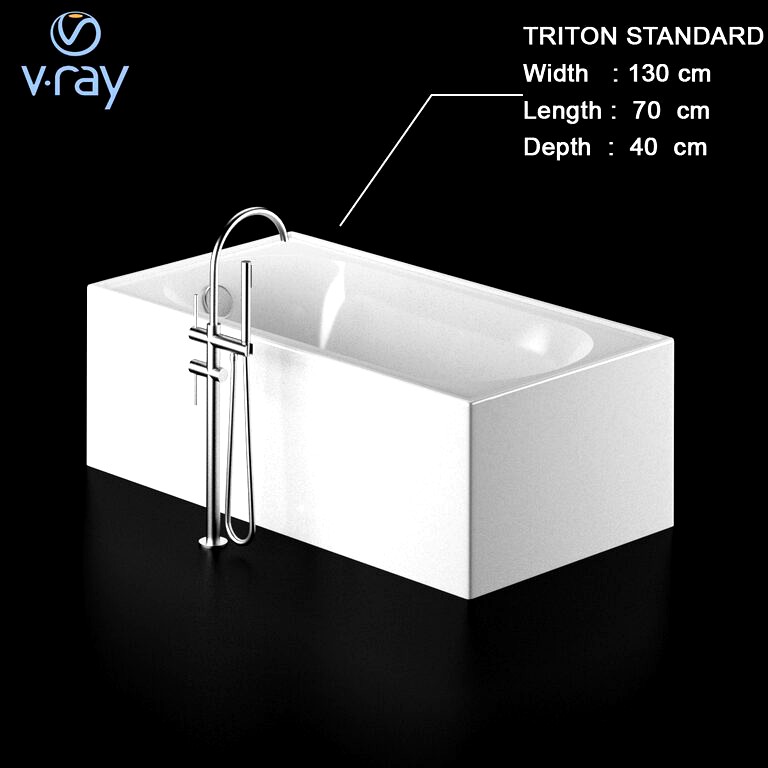 TRITON STANDARD ACRYLIC BATHROOM  (106934)