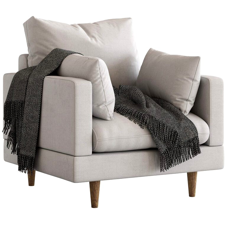 Temple & Webster Silas Armchair with Cushions (106389)
