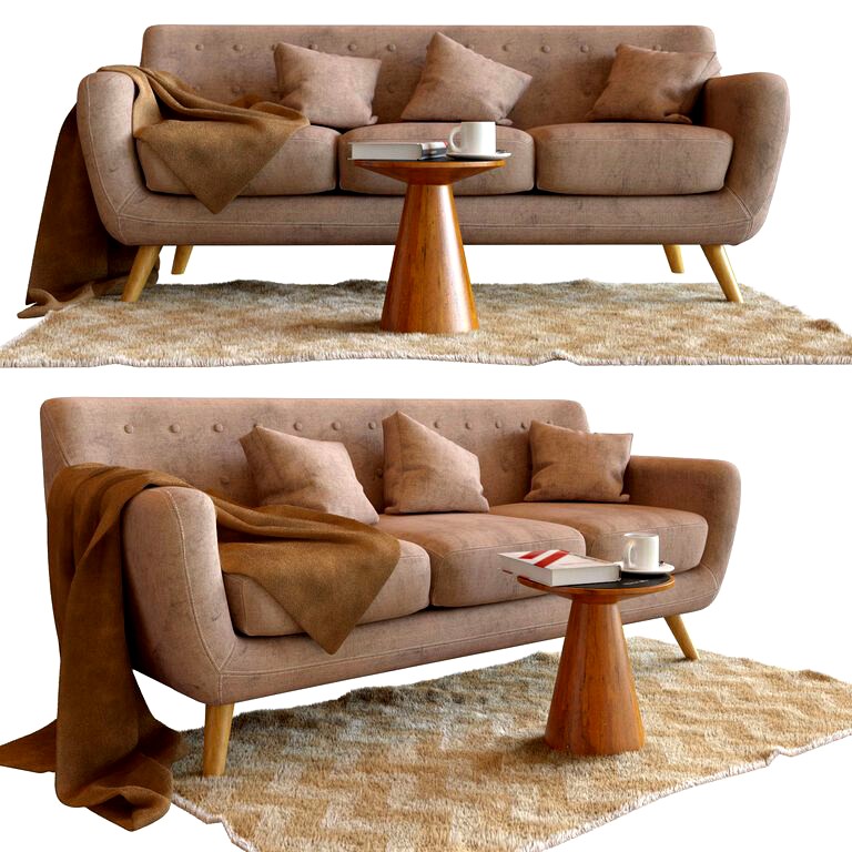 Sofa Copenhagen and Coffeetable Corsica (101225)