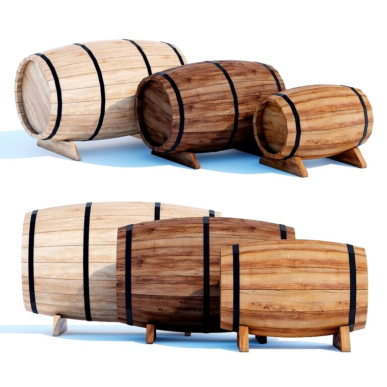 Wooden Barrel (70593)