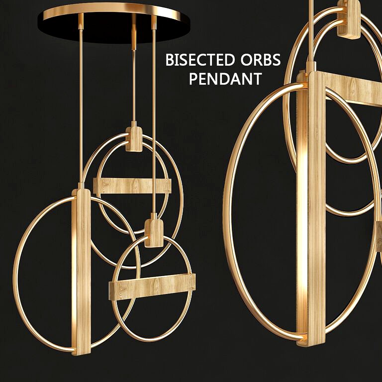 Bisected Orbs Pendant Chandelier by Anthropologie (26189)