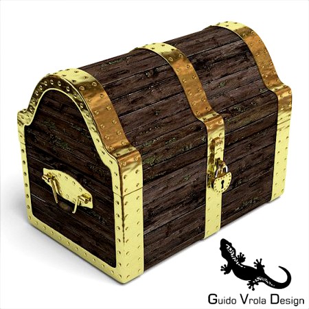 Treasure Chest 3D Model