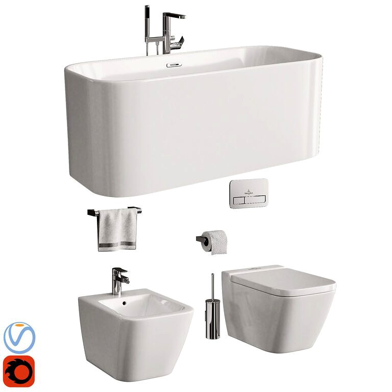 Villeroy&Boch Finion part 1 bathroom set  (25642)
