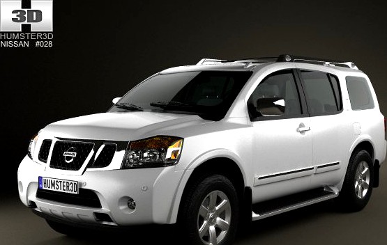 Nissan Armada 2012 3D Model