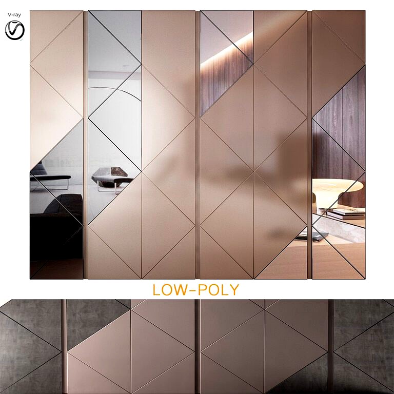 Wardrobe with sliding doors MADRAS By Gruppo Tomasella (25225)