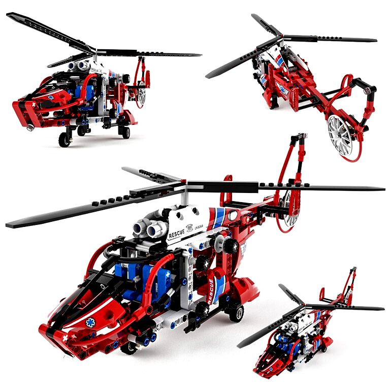 Lego Technic 8068 Rescue Helicopter (25056)