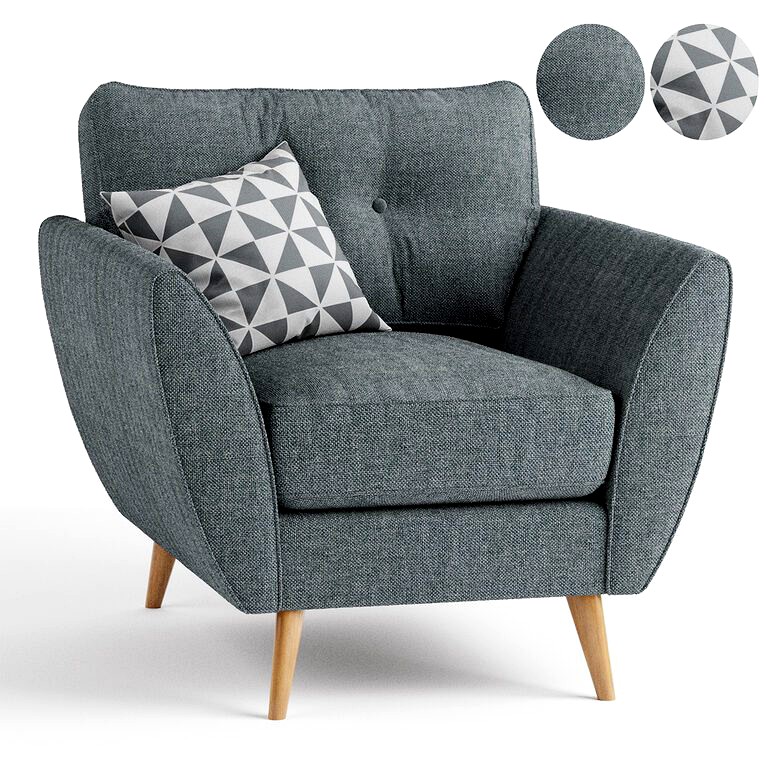 DFS Zinc Armchair (25045)