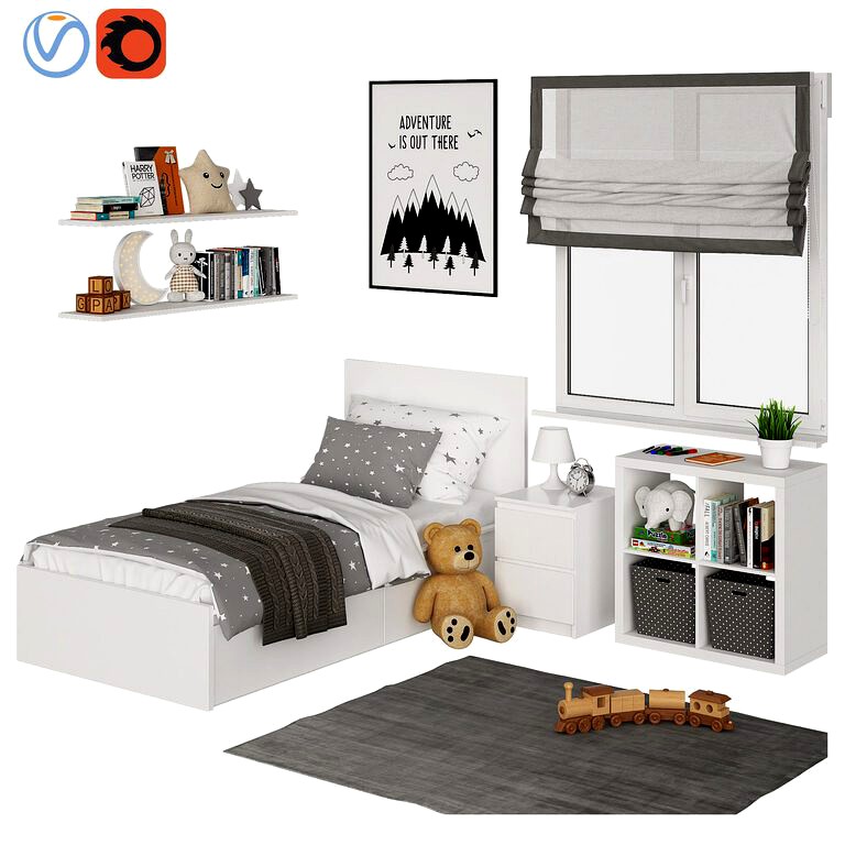 Universal childrens room gray (24914)