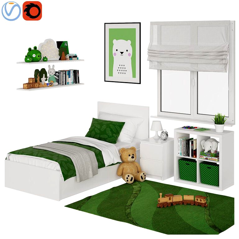 Universal children room Green (24913)