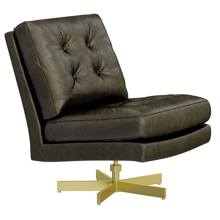 RH Modern Milo Baughman Model 1306-113 Armchair (22353)