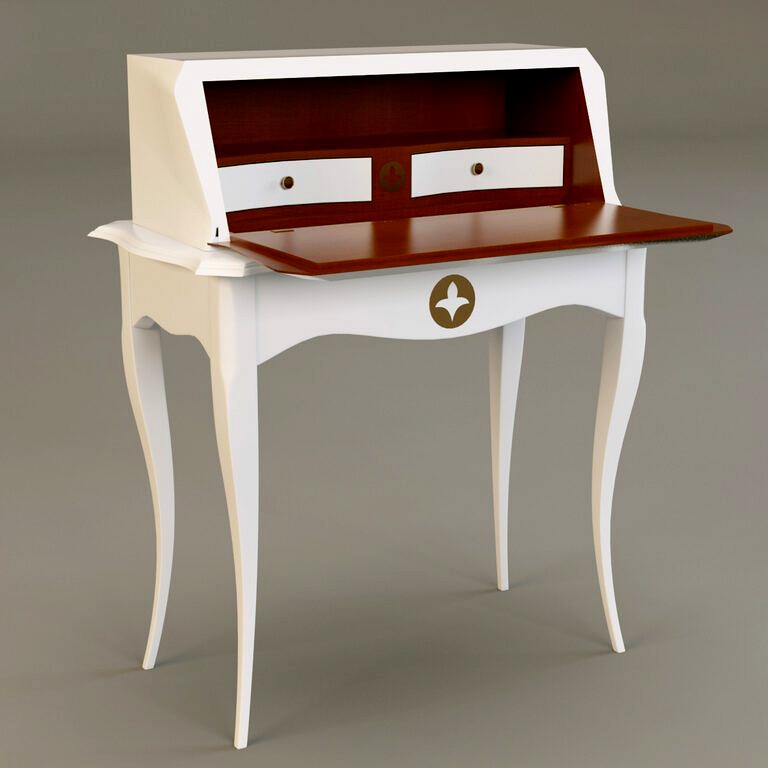 Grange Pompadour secretaire (22247)