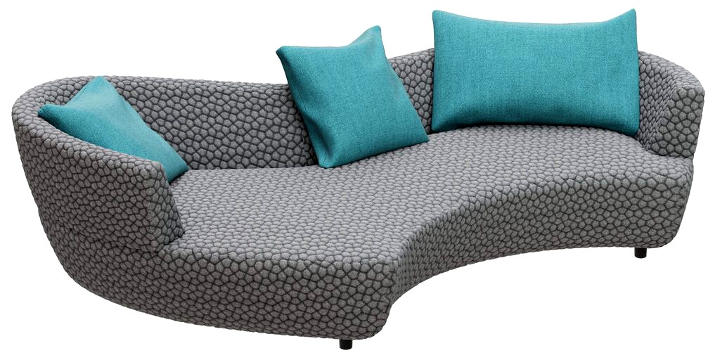 Roche Bobois Radius LARGE ROUND 3-SEAT SOFA (22011)