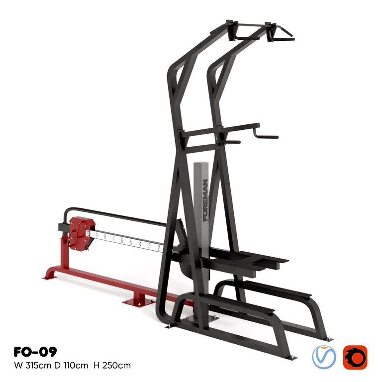 Foreman FO-09 The Exercise Machine for pull-ups and push-ups (22003)