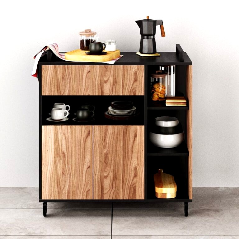 Kitchen Cupboard with Zara Home Dinnerware Set (20473)