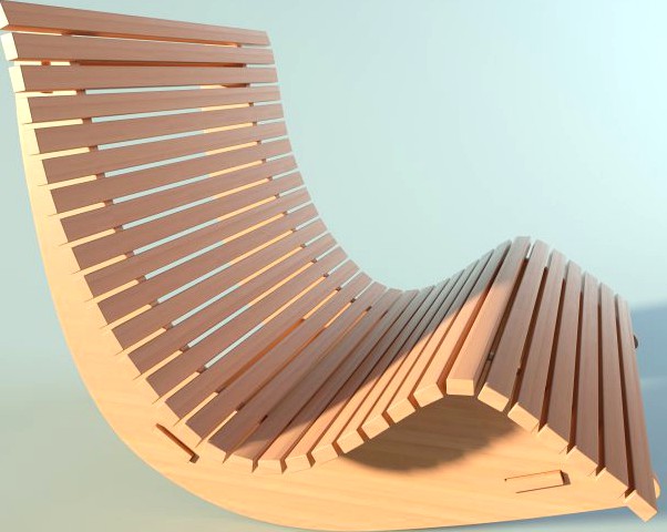 Download free Bench 3D Model