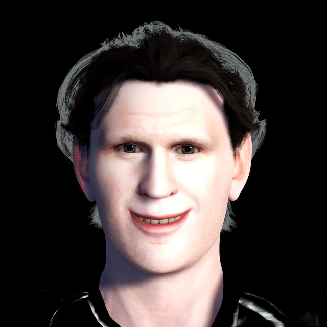 Matt Smith 3D Rigged model ready for animation