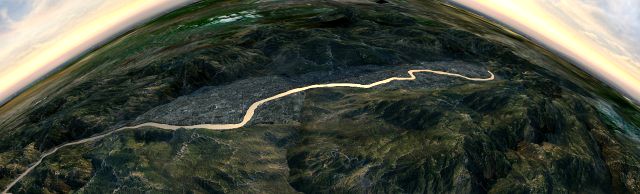 Mountains and rivers