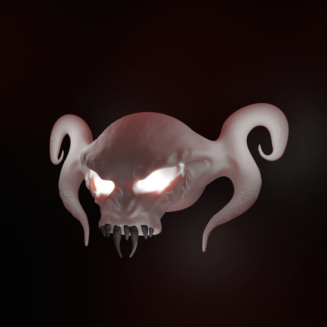 Scary skull