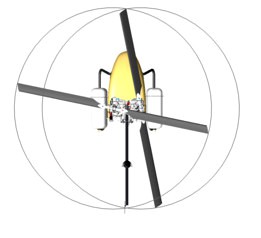 "Runner" Intermeshing Helicopter UAV