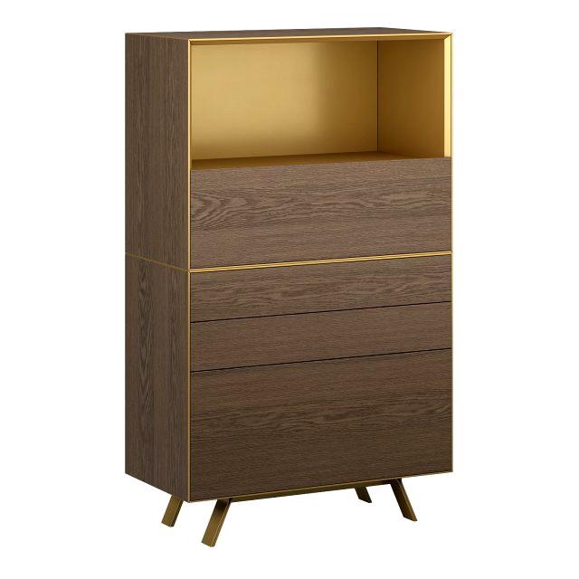 Italian vertical chest of drawers Domino In by SanGiamo