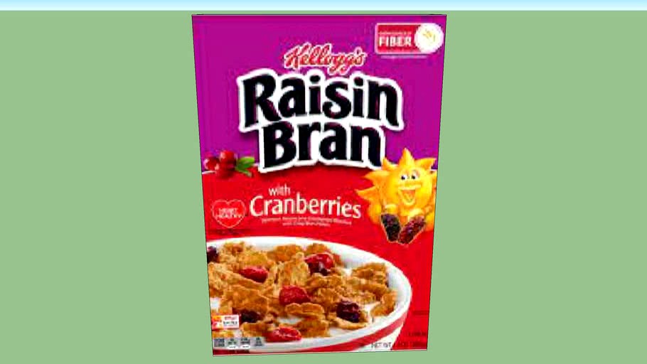 Kellogg's Raisin Bran 3d model