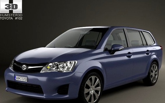 Toyota Corolla Fielder 2012 3D Model