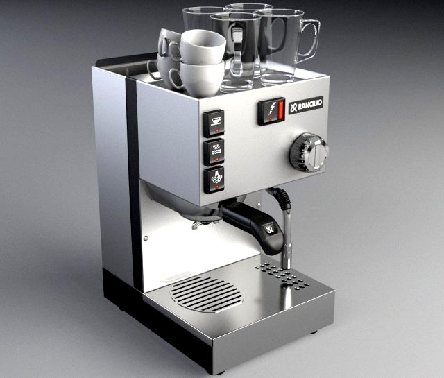 Rancilio Original Espresso Machine 3D Model