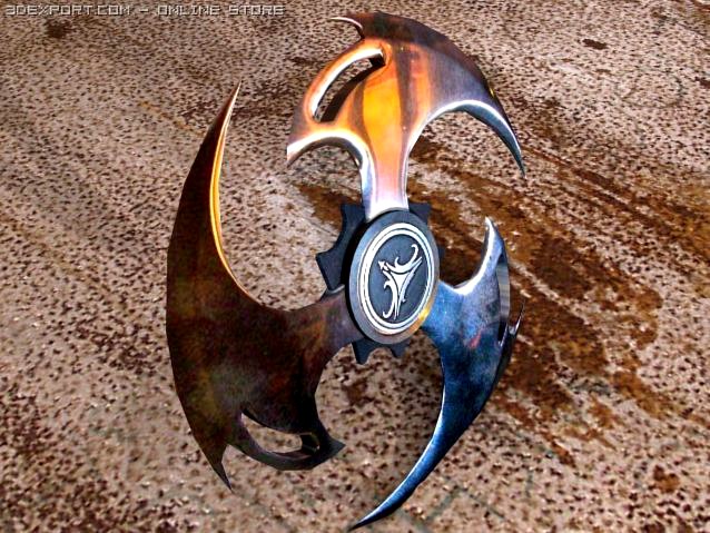Razor Fin Chakram 3D Model