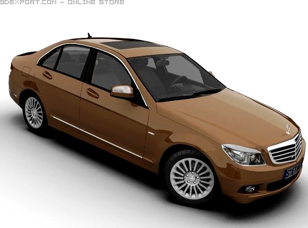 2007 MB C Class Elegance 3D Model