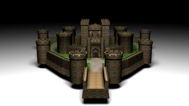 Fortress 3D Model