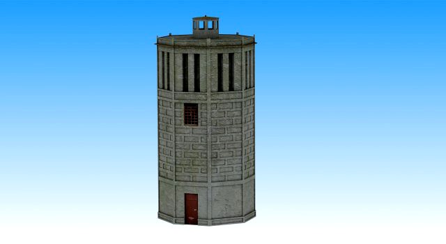 Watertower 3D Model