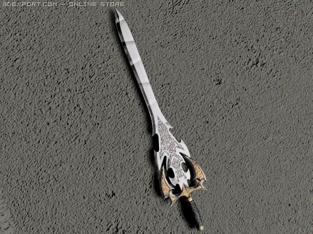 Darkness Sword 3D Model