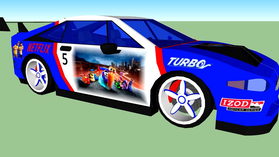 DreamWorks Turbo Car 3d model