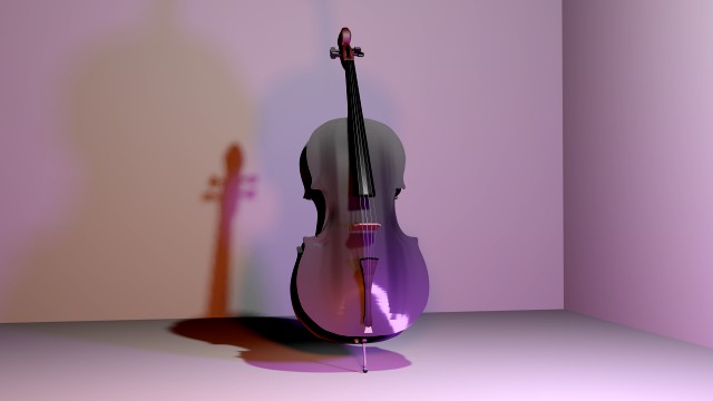 Black cello