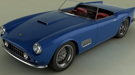 Ferrari 250 GT California spyder 1959 3D Model