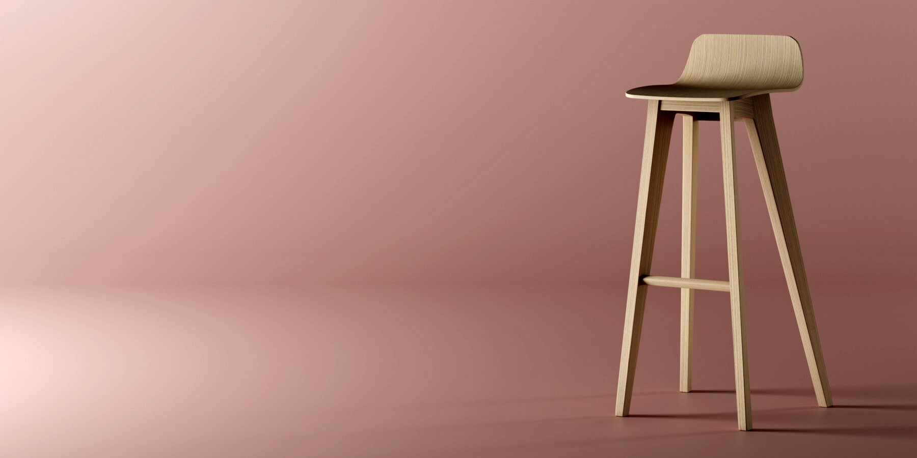 Bar chair - MORPH By Zeitraum - Replica 3D model