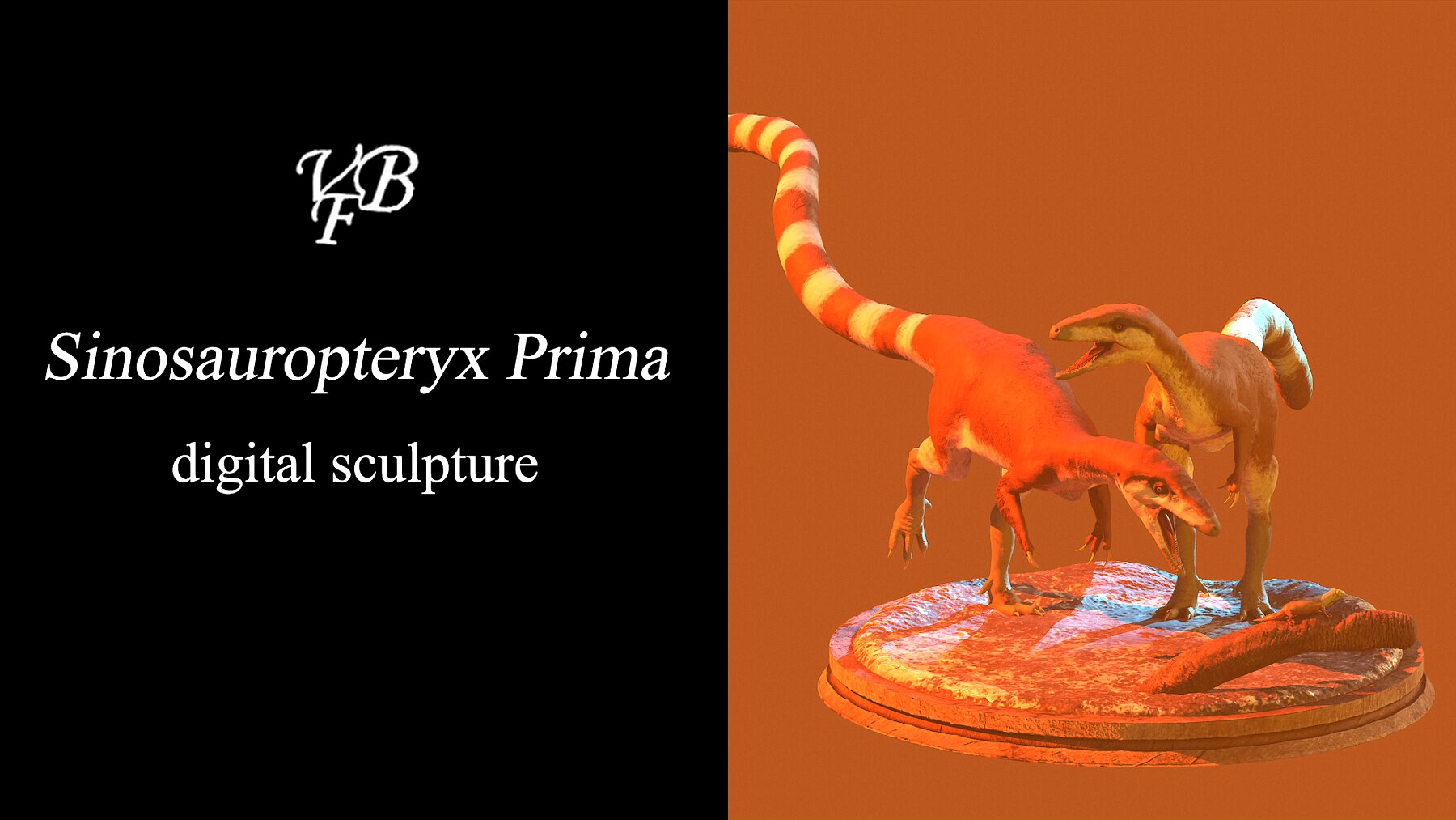 Sinosaurpteryx Prima - Statue for 3D printing