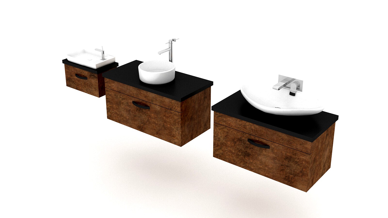 3d modern sink type
