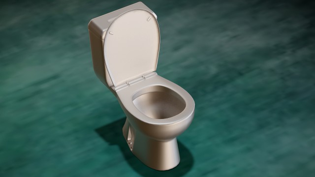 TOILET LOW POLY GAMEREADY