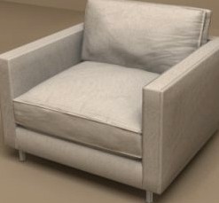 Pasodoble armchair by Flexform 3D Model