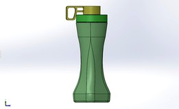 Tulipware Bottle v.1 (accurate to actual size)