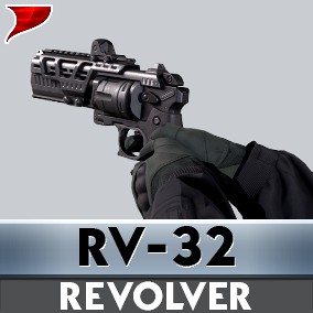 RV-32 Revolver With Hands